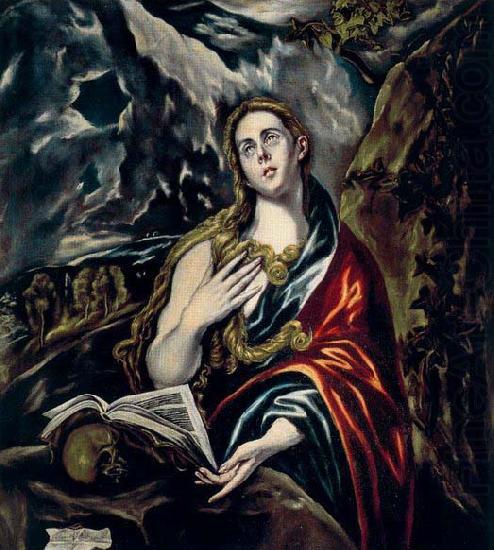 GRECO, El Penitent Magdalen china oil painting image